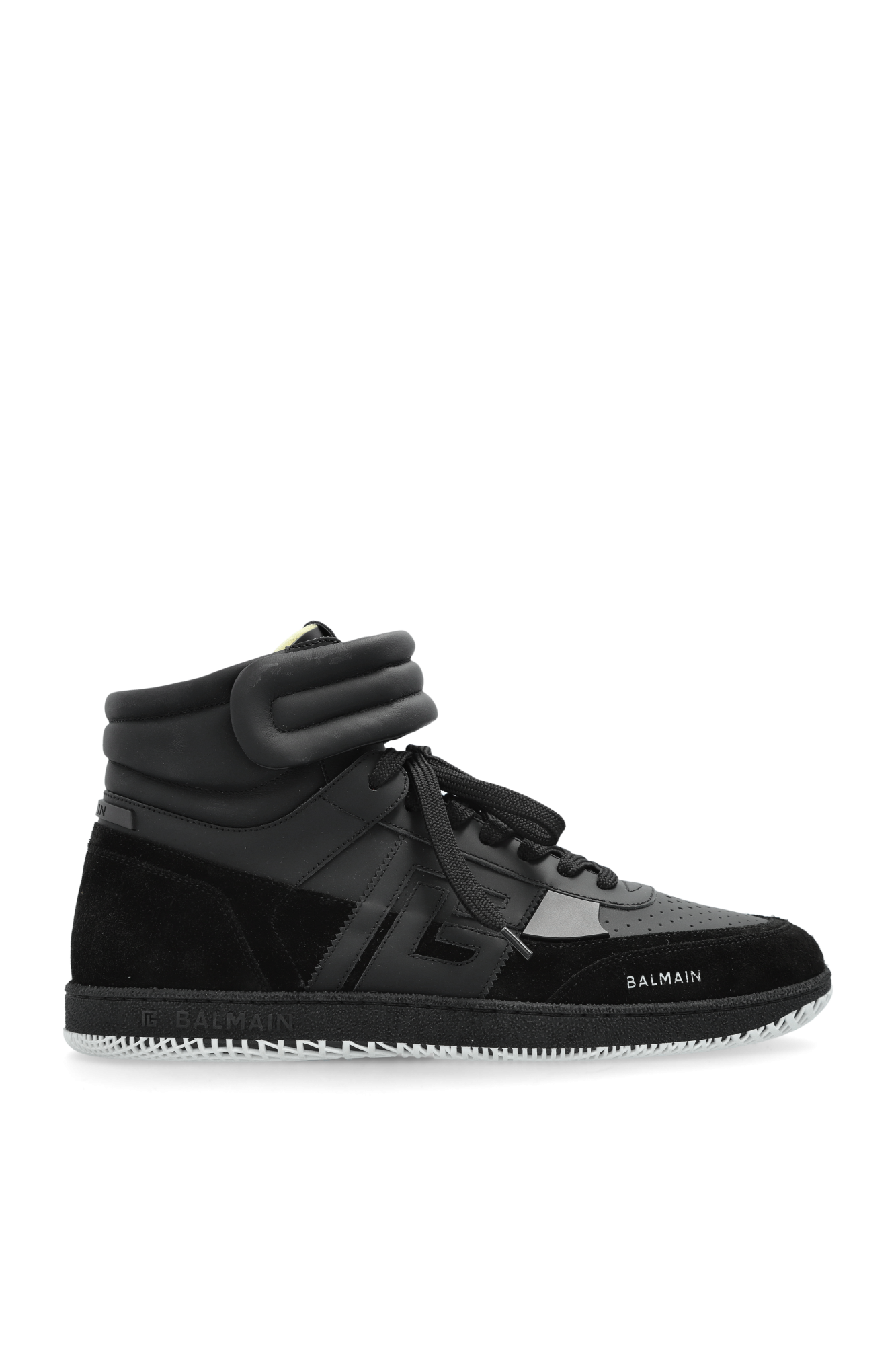 Czarny Buty sportowe `Swan` za kostkę Balmain - Vitkac Polska